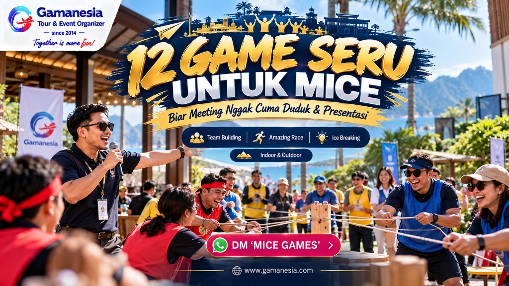 12 Game Team Building Seru untuk MICE & Meeting Perusahaan: Biar Peserta Nggak Cuma Duduk Dengerin Presentasi