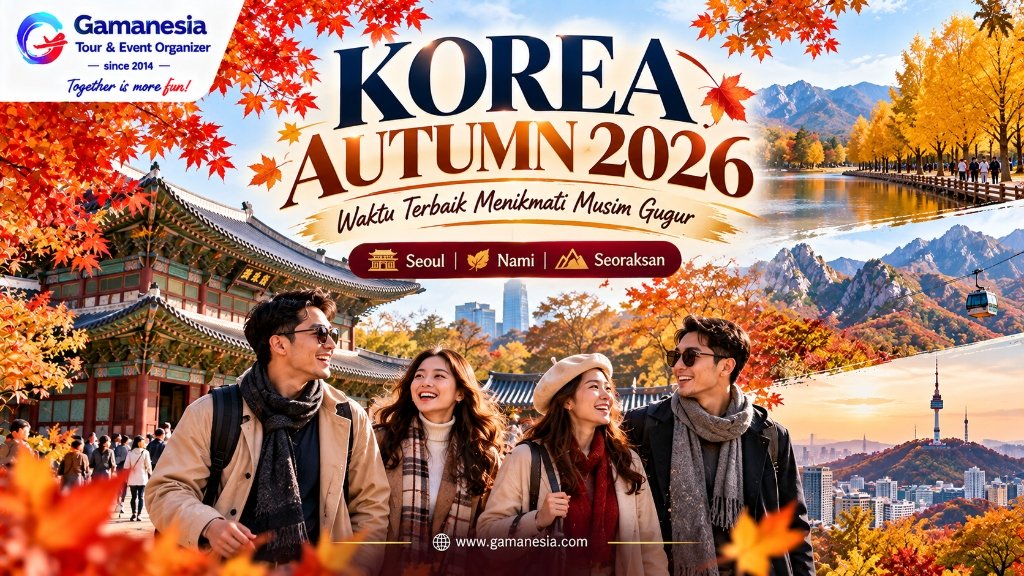 Wisata Korea Oktober 2026: Musim Gugur Dimulai! Ini Waktu Terbaik, Spot Autumn & Itinerary 5D4N